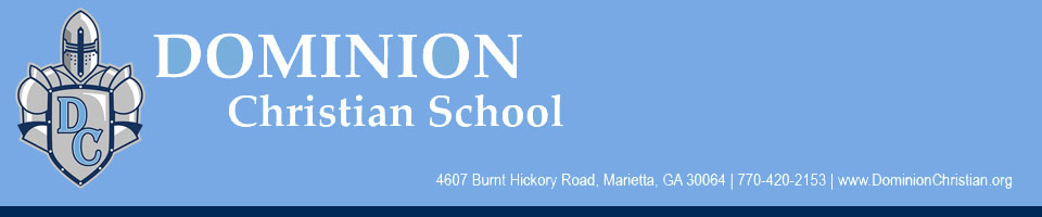 Dominion Christian School Banner